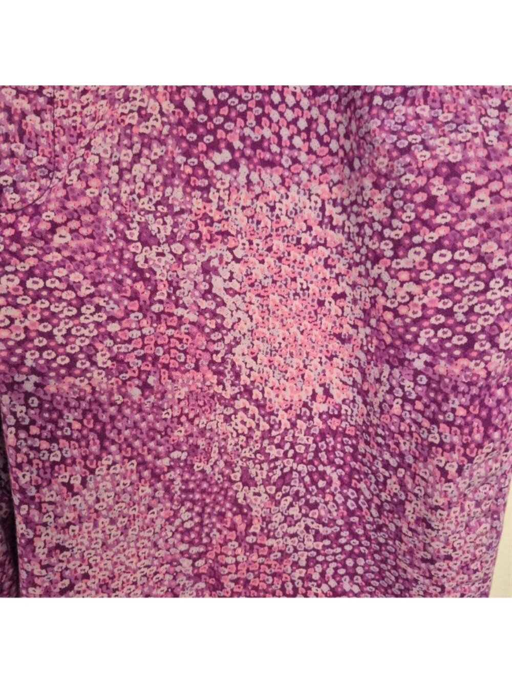 Nine West Women's Pink & Purple Printed Skinny Leg Capris Size 18W - Picture 2 of 7